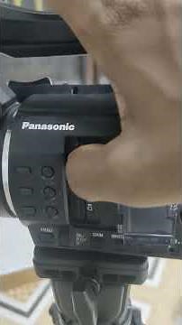 How to insert memory card SD card in video camera panasonic PV100