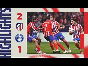 HIGHLIGHTS | Atlético de Madrid 2-1 Alavés | LaLiga - Jornada 14 | Temporada 2024-2025