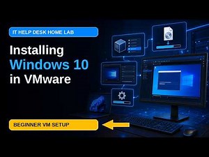 How to Install Windows 10 on VMware Workstation | IT Help Desk Home Lab 2026