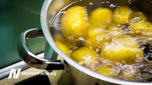 10K views · 322 reactions | If you eat potatoes when they’re cold, as in potato salad, or chilled and reheated, you can get a nearly 40 percent lower glycemic impact. The video sources, transcript, and doctor's notes are available here: https://bit.ly/3ERjJdg | NutritionFacts.org | Facebook