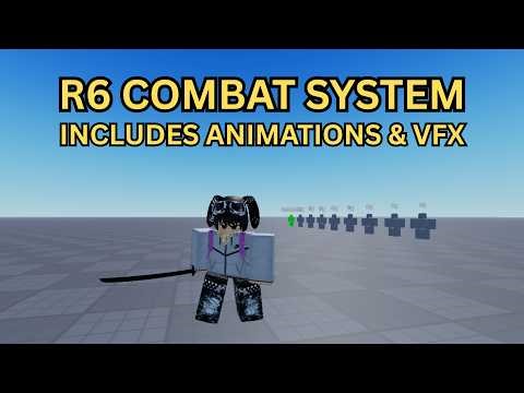 (SALE) Modular R6 Combat System - With Animations & VFX!