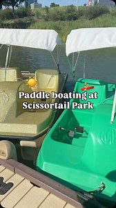 Paddle boating at Scissortail Park is such a fun way to slow down and enjoy the city. Rentals are $15 for 30 minutes and they’ve got kayaks, canoes, and pedal boats. You can rent Thursday through Sunday, and park members get a free ride every visit. It’s a cute and easy way to spend time outside without leaving the city. 📍Scissortail Park Boathouse | OKC @scissortailpark 🕐 Thurs–Fri 4–8pm | Sat–Sun 10am–8pm #PaddleBoating #WeekendPlans #SummerThings #CityEscape #LakeVibes #OutdoorAdventures #U