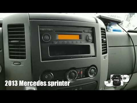 2013 Mercedes sprinter radio removal