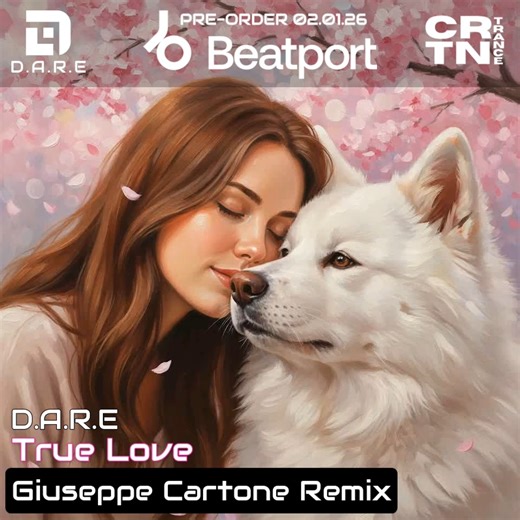 D.A.R.E [David Tramacere] on Instagram: "🌸 "True Love" @crtn_trance 💚🤍❤️ now gets a lovely new life thanks to stunning remix from the talented @djandylizard @jarrheadmusic & @giucartone 🙌 I´m SO truly grateful for their amazing work 🥹🙏 "True Love Remixes" is coming SOON 🙌🌸💖 🌸 True Love Remixes 👇 👉 Pre-save now on @hypeddit: https://hypeddit.com/daretrancer/trueloveremixes 🗓️ Pre-Order Beatport: 02.01.26 🗓️ Exclusive Beatport & Spotify: 09.01.26 🗓️ Release: 23.01.26 🌸 D.A.R.E capt