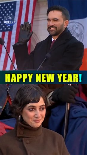 Breezy Politics on Instagram: "Happy New Year‼️🎊🎖 #usa #nyc #israel #palestine #politics"