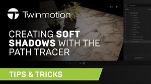 #TuesdayTips In this video, we show you how to use the new Path Tracer, introduced in Twinmotion 2022.1, to render soft shadows. We’ll also show you how to control the softness of shadows created by lights and by the sun. | Twinmotion