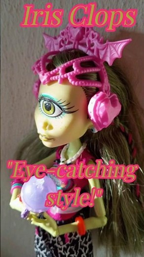 Iris Clops restyle! ✨ One eye, a thousand vibes #doll#лялька#monsterhigh #dollcolector