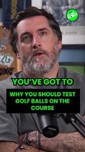 Be sure to test your golf balls out on the course, people! #golfballs #golfequipment #golfpodcast | Golf Monthly