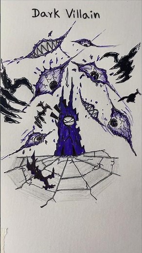 How to draw stickman with ( Dark Villain,Time Rupture,Nuclear Villain)✨