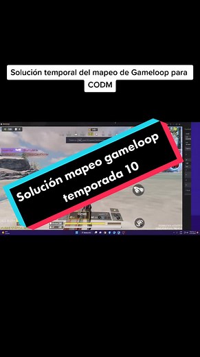 Solución temporal para mapeo de Gameloop en COD Mobile