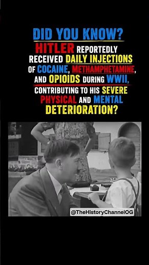 The Dark Secret Behind Hitler’s Mental Collapse🥺 #history #hitler