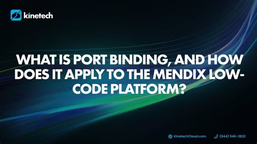Break Free from External Servers with Mendix Port Binding | Kinetech Cloud posted on the topic | LinkedIn