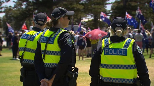 Rival protests have been held across Adelaide with police out in full force. The marches were mostly peaceful despite fears of a repeat of last year's mass arrests. | 7NEWS Adelaide