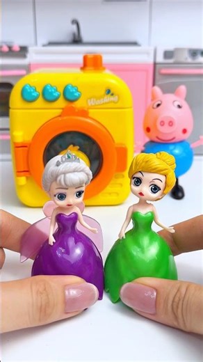 ASMR Toy Unboxing Disney Princess & Peppa Pig Toy | Satisfying Toy Sounds #shorts