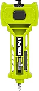 Door Latch Kit, Door Latch Mortise Tool for Accurate Scoring and Chiseling, Door Installation Kit Fits for Square or Round Latch, 1-3/8" or 1-3/4" Thick Doors, Built-in Scoring & Chisel Tools, Green