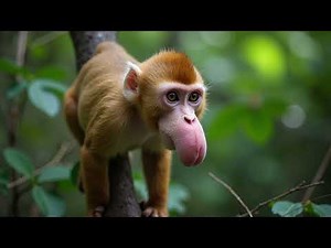 The Secret Life of the Proboscis Monkey | The Long-Nosed Wonder of the Mangroves
