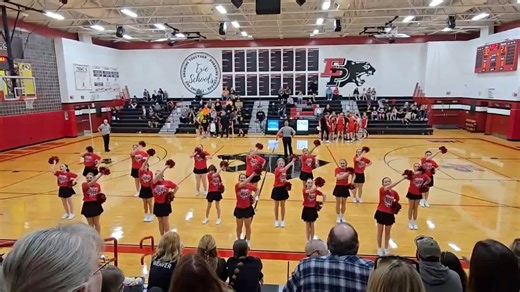 First time cheerleaders make up almost half our team and they all rocked it! Bringing SPIRIT as both 7th and 8th grade won their games! (1st Quarter Cheer) | EP Panthers Middle School Cheerleading | Facebook