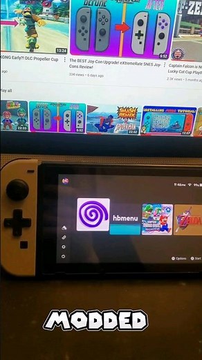 What Can A Modded Switch Do? (Part 2) #mods #shorts #switch
