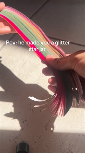 Origami paper stars DIY link in bio 🥰👇✨💝 #origamistars #luckystars #handmadegift #jarofstars #starjarlove #mindfulmaking #craftedwithlove #diyaesthetic #relaxingcrafts #aestheticdiy | Wishfolds