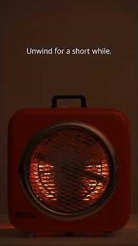 Relax for 2 Minutes with Cozy Fan Heater Sounds 🍂