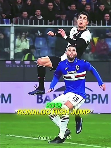 Ronaldo’s Jump Was Not Human Back Then ☠️