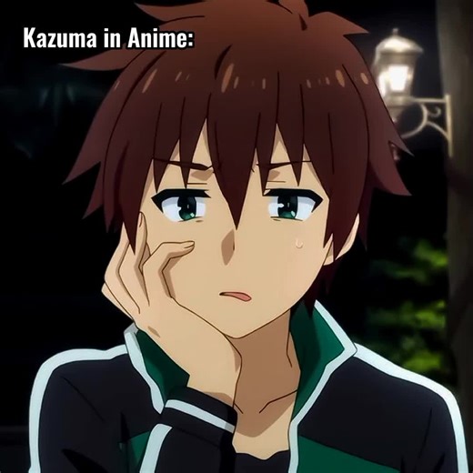 Kazuma God of Luck in Konosuba Doujin and Light Novel