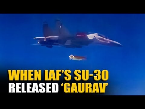 Watch: Long-Range Glide Bomb ‘Gaurav’ release trial from Su-30 MKI aircraft