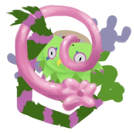 Digimon Drawing - Gekkomon - Timelapse 60s