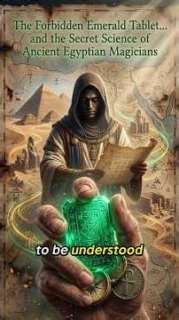 The Forbidden Emerald Tablet… and the Secret Science of Ancient Egyptian Magicians