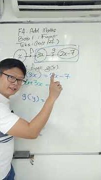 TINGKATAN 4 | MATEMATIK TAMBAHAN | BAB 1: Fungsi Gubahan [Jenis SPM] #addmaths