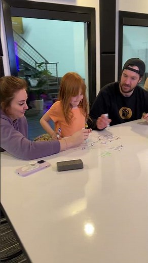 Adley is the BOSS!! A for Adley's meetings start with a GAME of TiC TAC TOE!! #shorts