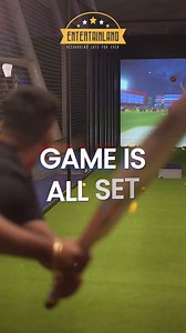 Experience the thrill of real cricket with our Net Cricket Simulator at Entertainland Mall. Swing, hit, score! ⚡🏆 | Orris Infrastructure