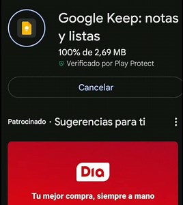 Nueva actualización de Google Keep notas y lisas en android 11 smartphone SPC SMART ÚLTIMATE