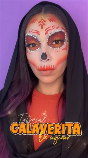 𝐊𝐚𝐫𝐞𝐥𝐢𝐚 | 𝐁𝐞𝐚𝐮𝐭𝐲 𝐁𝐥𝐨𝐠𝐠𝐞𝐫 💜 on Instagram: "Calaverita de azúcar makeup 💀 ✨base blanca @lagirlmexico @cosmeticosalamoda ✨delineador en gel @mizzbrushes ✨aqua color @colibrix.bodypaint ✨delineador blanco @ananda.cosmeticos #catrinamakeup #catrina #calaverita #calaveritasdeazúcar #makeuptutorial #tutorialcatrina #turorial #bel