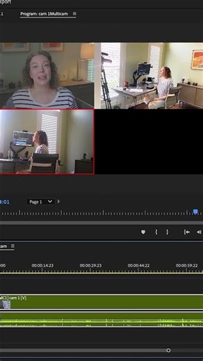 How to cut between multicam angles #videoediting