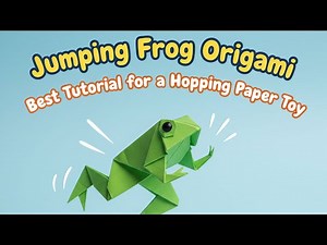 Jumping Frog Origami: Best Tutorial for a Hopping Paper Toy