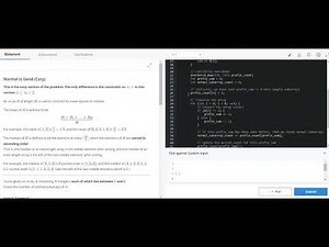 Normal is Good (Easy) #codechef_contest_solution_today in c++ ||