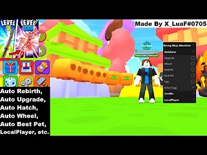 Strong Ninja Simulator OP Script | Auto Rebirth, Upgrade, Hatch, Wheel, Best, LocalPlayer, etc.