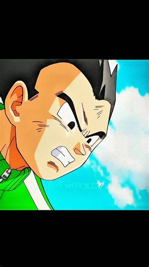 gohan vs piccolo fight & mountain collapse #gohan #piccolo #anime