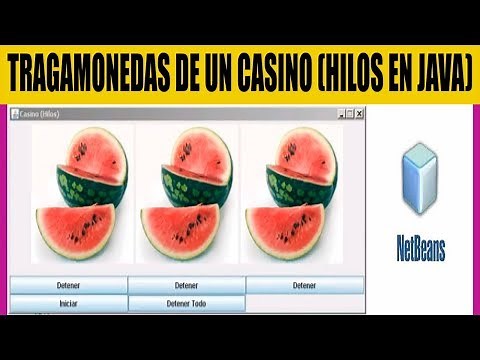 Tragamonedas de un Casino - Hilos en Java (ejemplo completo /programación)