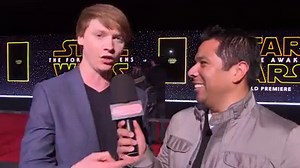 Austin & Ally's Calum Worthy shared with Ernie D what it was like at the Star Wars: The Force Awakens World Premiere! Are you excited for the movie? | Radio Disney