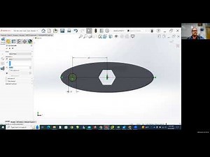 wheel hub in SolidWorks