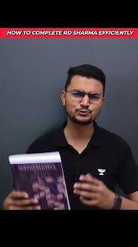How to complete RD SHARMA Class 10 😴
