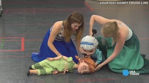 Sneak peek at Disney Cruise Line's new 'Frozen' live show
