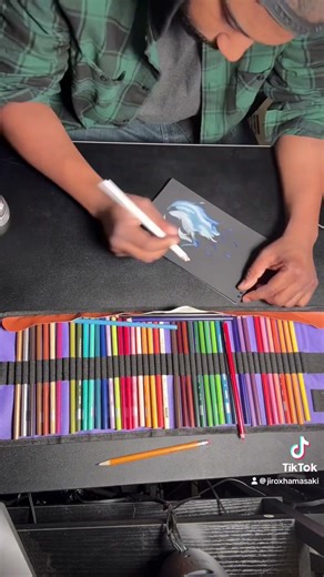 The blue flame #howtodraw