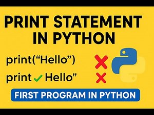 Print Statement in Python for Beginners | Learn Print in Python with Examples