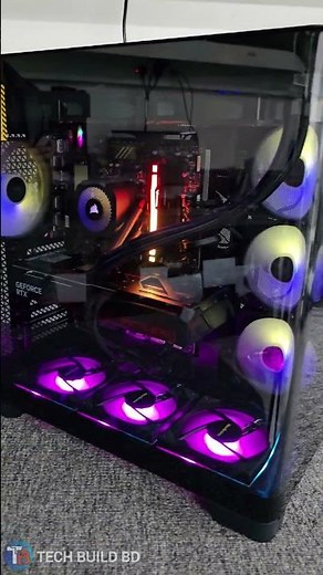 INSANE Antec Fish Tank Gaming PC Build Showcase With RGB Lighting!