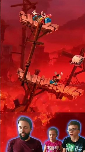 😂 WE DEFEATED THE BOSS!! #raymanlegends