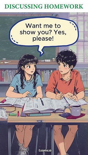 Talking About Homework in English | Student Conversation | Everyday English Lab