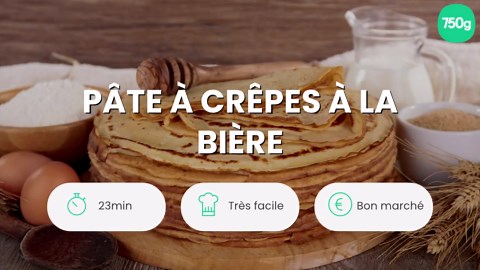 Pâte à crêpes à la bière